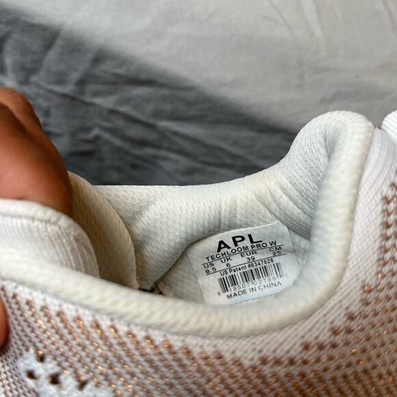 APL Sz 8.5  TechLoom Pro Ivory / Latte Athletic Women's - Picture 4 of 7